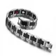 Bracelet magnétique en acier inoxydable pour homme bracelet de bain mode sport noir soins de