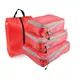 Sac de rangement de voyage Cubes d'emballage compressibles sac à main Portable en Nylon rangement