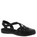 Easy Street Garrett - Womens 5 Black Sandal Medium