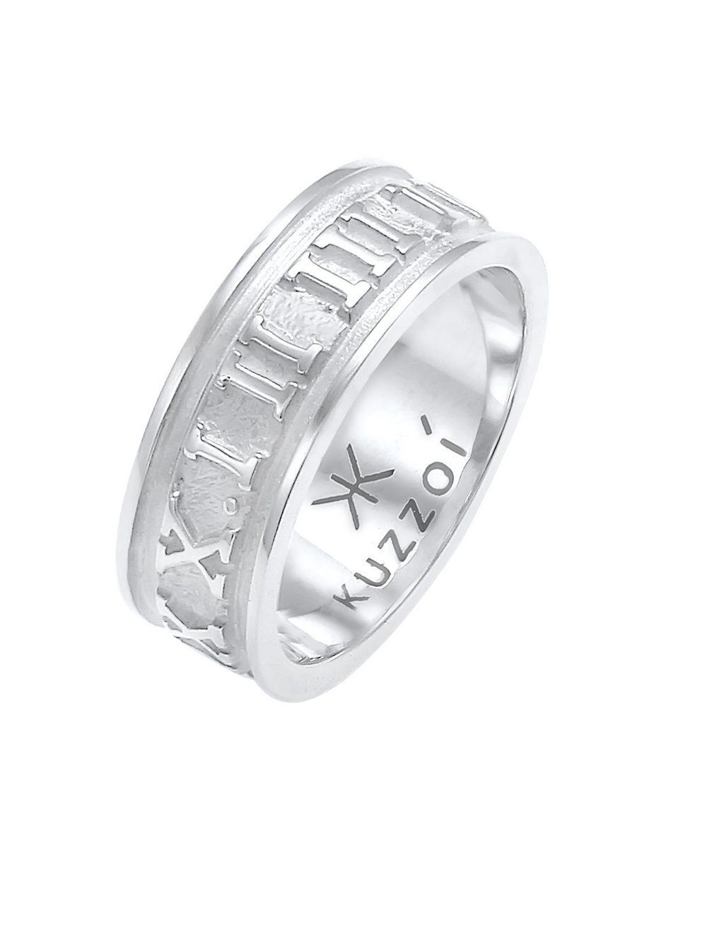 KUZZOI Ring Herren silber, 64 Image