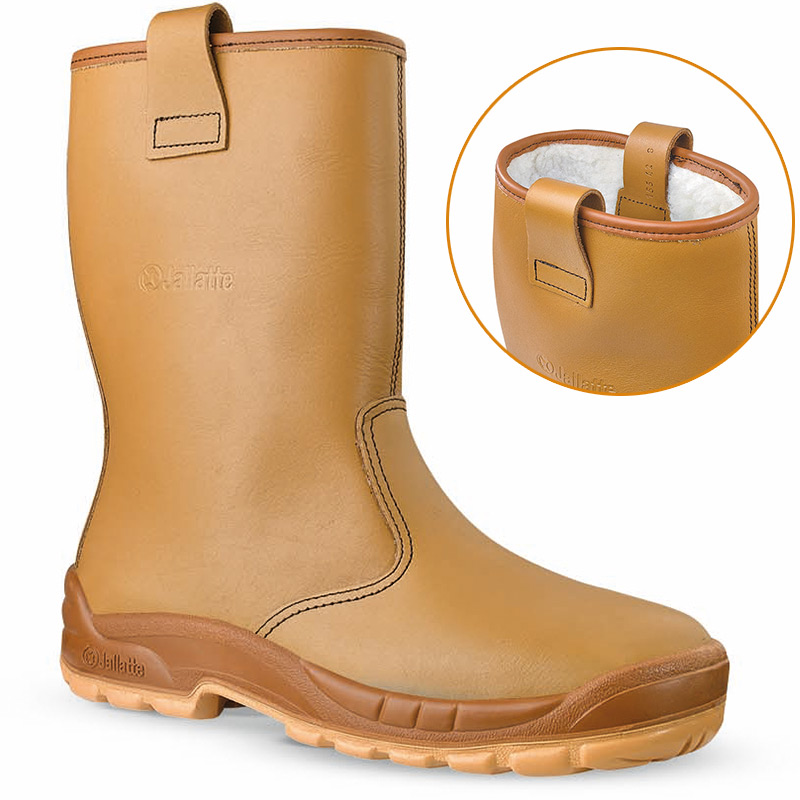 Bottes de sécurité fourrées JALFRIGG SAS CI S3 SRC marron P47 JALLATTE 00J0652-T47