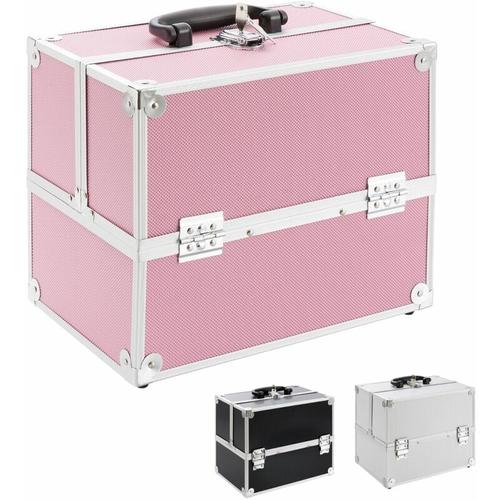 Kosmetikkoffer Schminkkoffer Beauty Case Multikoffer Koffer Pink - Pink - Arebos
