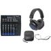 Gemini GEM-08USB 8 Channel Bluetooth Mixer USB/8 Ins/2 Bus/3 Band EQ+Headphones