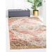 Rugs.com Oxfordshire Collection Rug â€“ 4 x 6 Multi Medium Rug Perfect For Entryways Kitchens Breakfast Nooks Accent Pieces