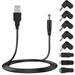 Universal 5V USB Cord USB to Dc Cable with 8 Types Connectors for Android Phones Bank Toy