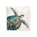 Stupell Industries Brown Tortoise Sea Life Graphic Art Unframed Art Print Wall Art Design by Carol Robinson