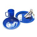 Camping Tableware Sets - Outdoor Dishes with Mesh carry Plate Bowl Cup for Hiking Camping Backpacking Travel Outdoor