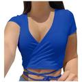 Women s Tops Drawstring Cute T-Shirts Sleeve Ruched Short Slim Crop Cropped Compression Long Sleeve Women Turtle Neck T Shirts for Women Cotton Active Tops Women Women Active Womens Tops