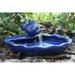 Koi Fish Solar Outdoor Bird Bath Fountain