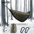 Under Quilts for Hammocks DIDADI-Full Length 4 Seasons Cotton Hammock Underquilt Camping Hiking Backpacking Traveling Essential Gear Ultralight Winter Cold Weather Warm Blanket(Green)