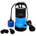 SCITOO Dirty Clean Water Pump 2000GPH Sewage Submersible Pump 1/2HP Transfer Pond Garden Pump With Float Switch