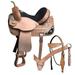 14HS 14 In Western Horse Treeless Saddle American Leather Trail Barrel Tack
