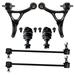 ECCPP Control Arm Kit 2004 2005 2006 2007 2008 2009 2010 2011 2012 2013 2014 for Volvo XC90 - Lower Ball Joints Lower Control Arms Front Sway Bar End Links