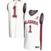 Men's GameDay Greats #1 White Alabama Crimson Tide Lightweight Basketball Jersey