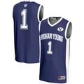 Men's GameDay Greats #1 Navy BYU Cougars Lightweight Basketball Jersey