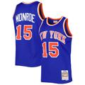 Men's Mitchell & Ness Earl Monroe Blue New York Knicks 2001/02 Hardwood Classics Swingman Jersey