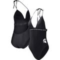 Women's G-III 4Her by Carl Banks Black Michigan State Spartans Full Count One-Piece Swimsuit