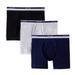 Nautica Men's Cotton Stretch Boxer Briefs, 3-Pack Charcoal T, M