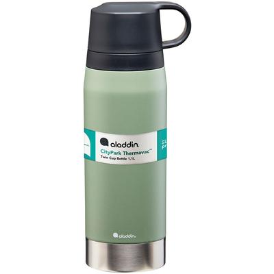 Thermoflasche ALADDIN "CitzPark Thermavac", grün, 1100ml, Edelstahl, Polypropylen (PP), Trinkflaschen, Edelstahl, 1.1 Liter Image
