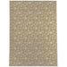 Brown Rectangle 8' x 10' Kitchen Mat - KAVKA DESIGNS Mini Floral Ochre Kitchen Mat 96.0 x 120.0 x 0.08 in/white/yellowSynthetics | Wayfair