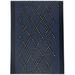 Blue;black Rectangle 9' x 12' Kitchen Mat - KAVKA DESIGNS Trellis Harlequin Navy Kitchen Mat 108.0 x 144.0 x 0.08 in blue/indigo/navy/whites | Wayfair