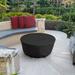 Covers & All Heavy-Duty Outdoor Round Fire Pit Cover, Patio Durable & UV Resistant Waterproof Fire Table Cover in Black | 24 H x 80 W in | Wayfair