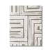 Stupell Industries Contemporary Lines Pattern Composition Canvas Wall Art By June Erica Vess Canvas in White | 48 H x 36 W x 1.5 D in | Wayfair