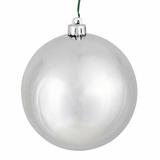 The Holiday Aisle® Christmas Ball Ornament Plastic in Gray | 4.75 H x 4.75 W x 4.75 D in | Wayfair 8A60ABC265F94427AE0CFAC8D9263E86