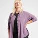 Athleta Tops | Athleta Urbanite Button Down Shirt Plus Size | Color: Purple | Size: 1x