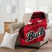 Sweet Home Collection NBA Milwaukee Bucks 60" X 80" Raschel Throw Blanket Polyester in Gray | 60 H x 46 W in | Wayfair NBA-60BLKT-BULLS