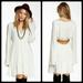 Free People Dresses | Free People Gentle Dreamer Cream Bohemian Crochet Dress Sz Xs Peek A Boo Back | Color: Cream | Size: Xs