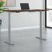 Bush Business Furniture Move 60 Series Height Adjustable Standing Desk Wood/Metal in Gray/Brown | 47.68 H x 59.45 W x 29.37 D in | Wayfair