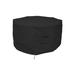 Arlmont & Co. Heavy Duty Multipurpose Outdoor Octagon Fire Pit Cover, Durable & UV Resistant Patio Waterproof Cover Metal in Black | Wayfair