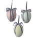 The Holiday Aisle® Solvay 3 Piece Stripe Egg Set | 4.33 H x 5.12 W x 12.2 D in | Wayfair 710006F72CE44AB4A898D688E5F6FA0C