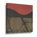 Winston Porter Zen Sunset By Elena Ray Gallery Wrapped Floater-Framed Canvas Canvas, Linen in Brown/Red | 14 H x 14 W x 2 D in | Wayfair