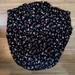 Madewell Tops | Madewell Central Drapey Floral Shirt Button Down In Drifting Flowers | Color: Black | Size: Xxl