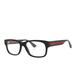Gucci Accessories | Gucci 0343o 004 55 Black Multicolor Eyeglasses Unisex Gg0343o | Color: Black | Size: Os