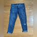 J. Crew Jeans | Jcrew Toothpick Ankle Jeans. Size 26. Distressed. | Color: Blue | Size: 26