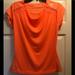 Adidas Tops | Adidas Short Sleeve Tennis Top With Lace | Color: Orange | Size: M