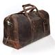 Genuine Leather Duffel | Travel Overnight Weekend Leather Bag | Sports Gym Duffel for Men