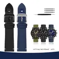 Bracelet de montre en toile nylon pour Mido TISSOT série T125.617 bracelet de 22mm pour Speedy