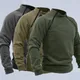 Tactique extérieur polaire vestes hommes fermetures à glissière chaudes coupe-vent manteau thermique