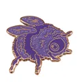 Jolie broche abeille violette accessoire Animal fantaisie décoration à paillettes