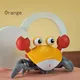 Jouet de crabe électrique coule pour enfants robot électronique animal de compagnie marche avec