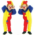 Umorden-Costume d'Halloween de Clown Méchant pour Bébé Fille et Garçon Robe de Barrage Combinaison