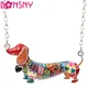 Bonsny – collier ras du cou en alliage avec pendentif et chaîne pour chien grand Animal de