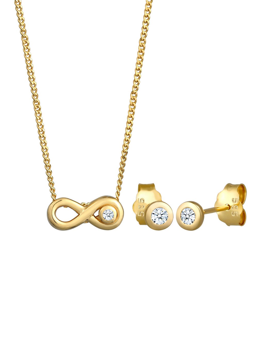 Elli Diamonds Schmuckset Damen gold, 45