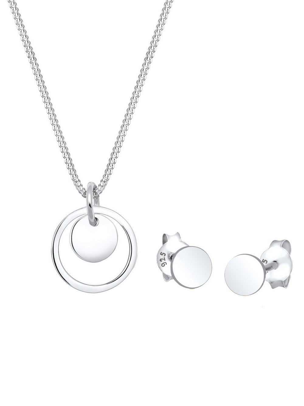 Elli Schmuckset Damen silber, 45