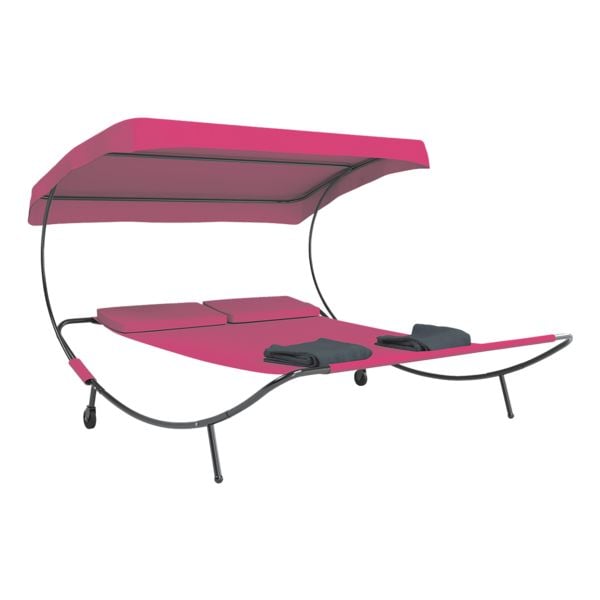 VCM Doppelliege »Bindox« rot, 130x137 cm