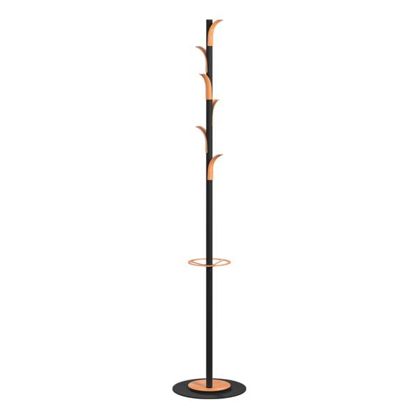 Paperflow Garderobe »Palm Springs Mainly Black« 6 Haken orange, 35x175x35 cm